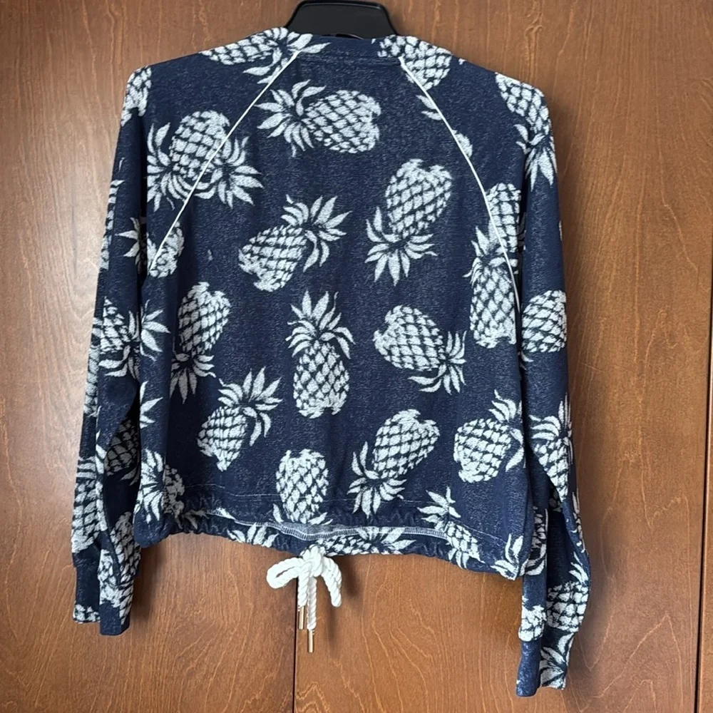 Le Superbe NWT Sz S After Sundown Mai Tai Lounge Set Navy & Off White